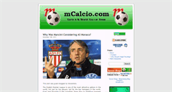 Desktop Screenshot of mcalcio.com