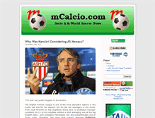 Tablet Screenshot of mcalcio.com